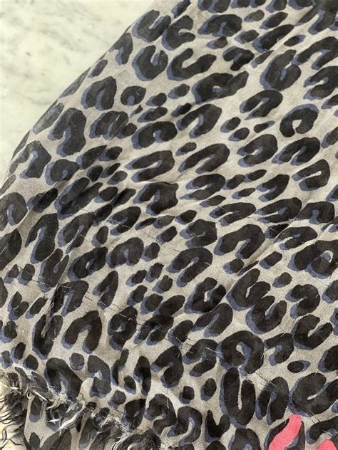 stephen sprouse leopard stole pattern